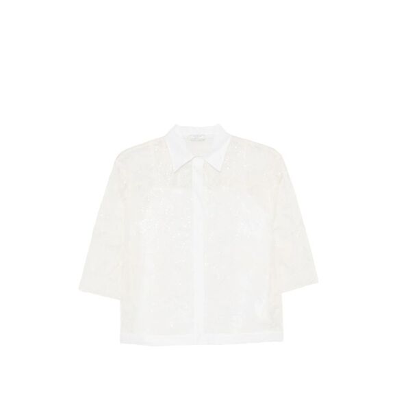 Peserico White Tops - Shirts Women